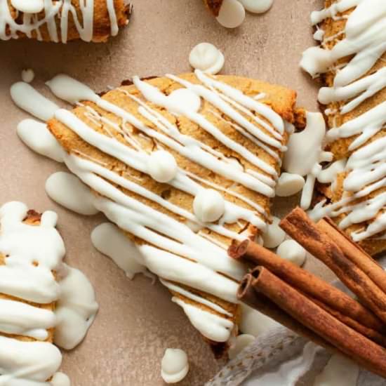 Healthy Pumpkin Scones - Recipe photo by erinliveswhole