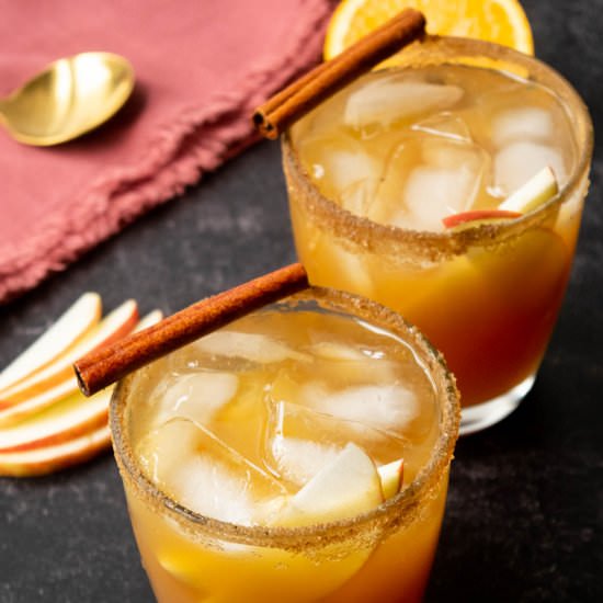 Añejo Apple Cider Margaritas - Recipe photo by JawnsICooked