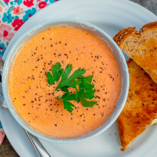 Spicy Tomato Soup - Recipe photo by Wearenotmartha
