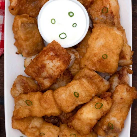 Beer Battered Fish - Recipe photo by peasandpeonies