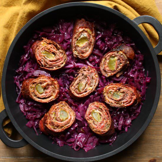 German Beef Rouladen - Recipe photo by dishnthekitchen
