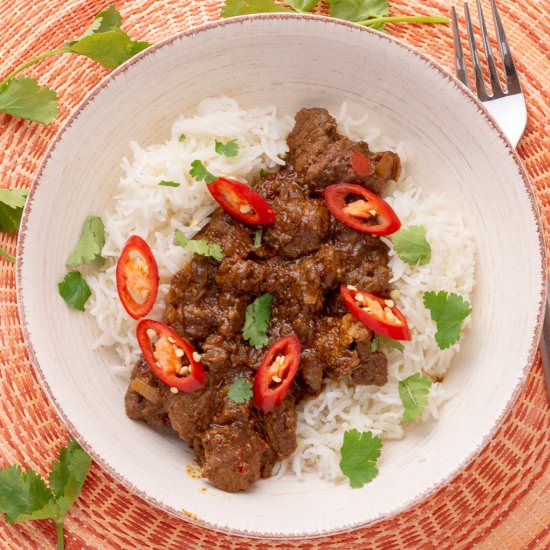 Lamb Rogan Josh - Recipe photo by icingonthesteak