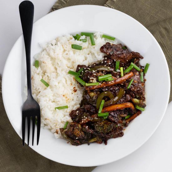 Healthy Mongolian Beef - Recipe photo by healthyrecipes101