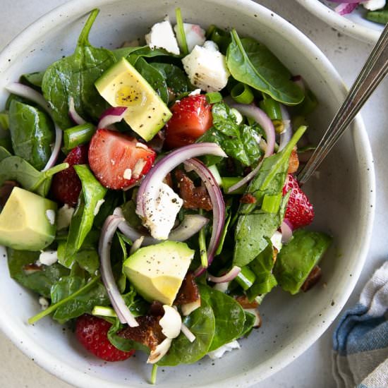 Strawberry Spinach Salad - Recipe photo by theforkedspoon