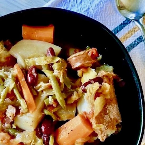 Portuguese Stone Soup - Recipe photo by Kitchengetaway