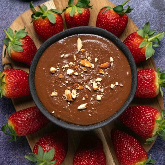 Chocolate Hummus - Recipe photo by lovingitvegan