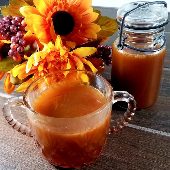 Easy Apple Cider Caramel Sauce - Recipe photo by trendgredient