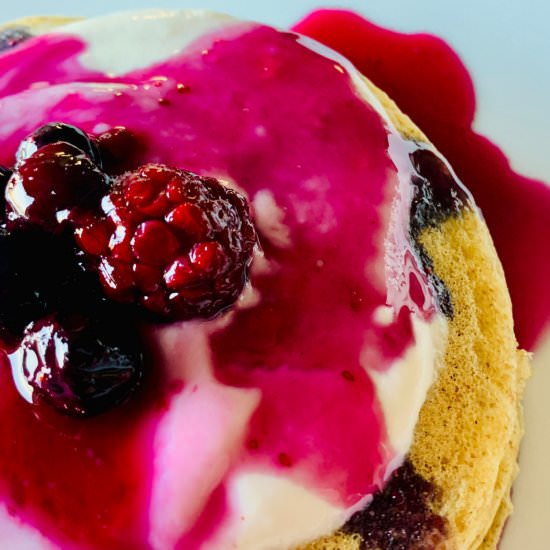 Simply Delicious Blueberry Syrup - Recipe photo by poordrwife