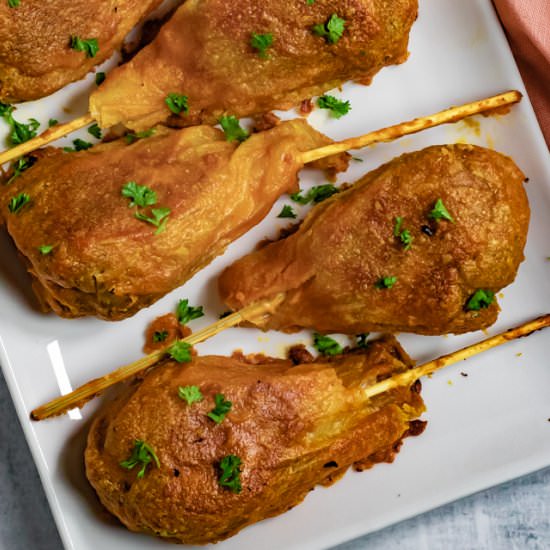 Vegan Drumsticks - Recipe photo by Zardyplants