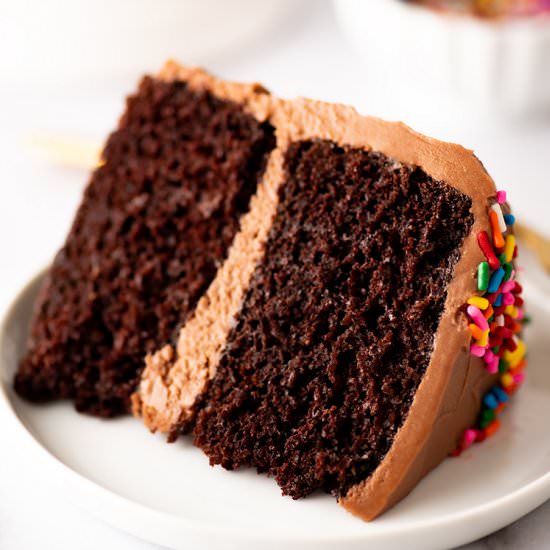 Small Chocolate Cake - Recipe photo by BakingMischief
