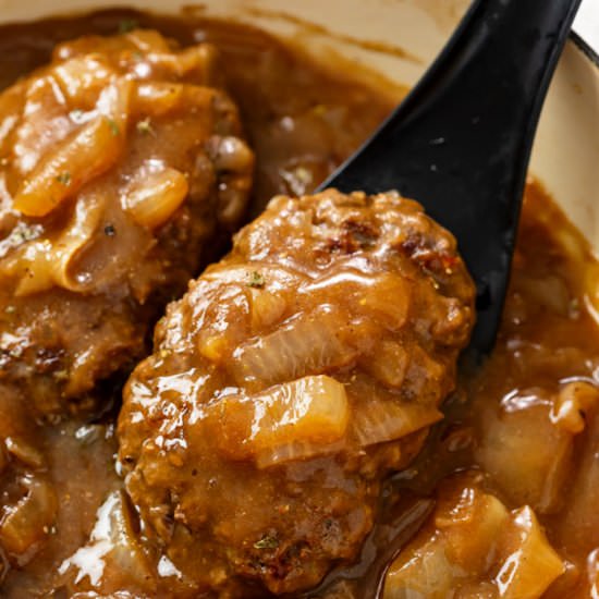 Hamburger Steak - Recipe photo by TheCozyCook