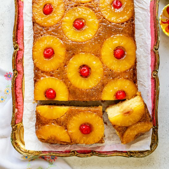 Pineapple Upside Down Cake - Recipe photo by supergoldenbakes