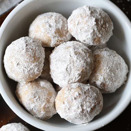 Pumpkin Spice Snowball Cookies - Recipe photo by bellyfull