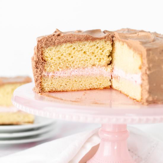 Classic 6-Inch Yellow Cake - Recipe photo by butter and bliss