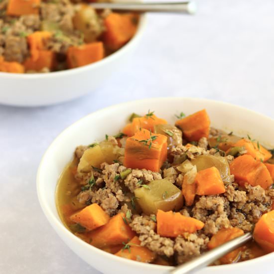 Sweet Potato Pork Stew - Recipe photo by KathleensCravings
