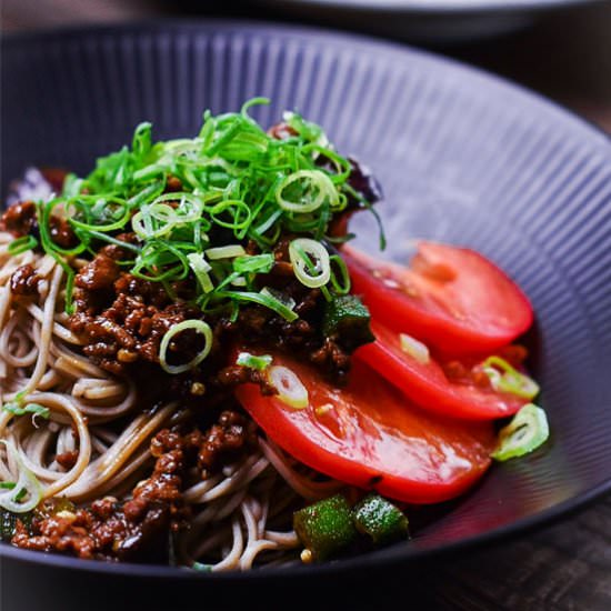 Summer Vegetable Soba Noodles - Recipe photo by Sudachi Recipes