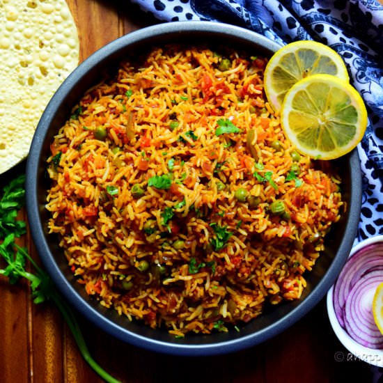 Tawa Pulao - Recipe photo by ahappytreat