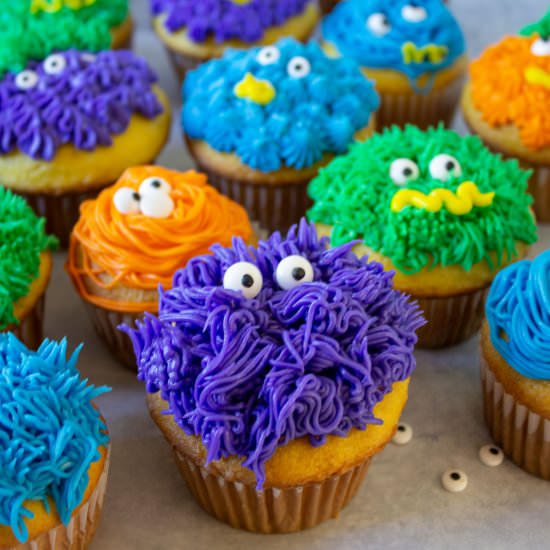 Monster Cupcakes - Recipe photo by BeyondtheCoop