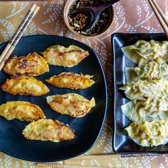 Homemade Chinese Dumplings - Recipe photo by Healthy World Cuisine
