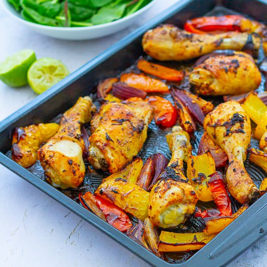 Peri Peri Chicken Traybake - Recipe photo by easypeasyfoodie