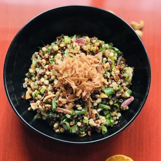 3 Millet Salad with Green Beans - Recipe photo by gingerandseasalt