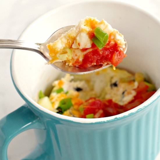 Microwave Mug Omelette - Recipe photo by Food Meanderings