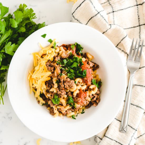 Easy Chili Mac - Recipe photo by TheCakeChica