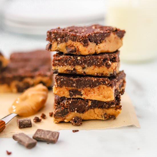 Cookie Dough Brownie Bars - Recipe photo by Honestfoodie_blog
