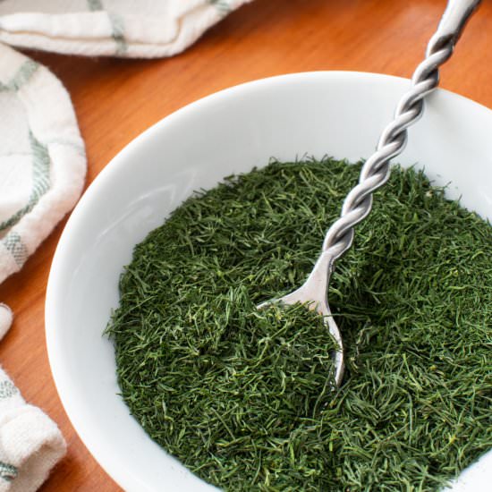 How to Dry Fresh Dill - Recipe photo by For the Love of Cooking