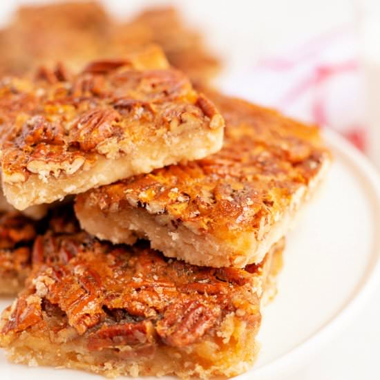 Pecan Pie Bars - Recipe photo by FoodFolksandFun