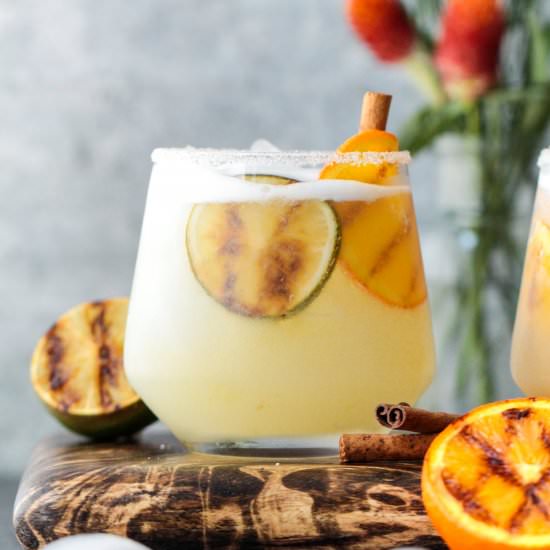 Kiss of Smoke Mezcal Margarita - Recipe photo by peanutbutterandfitness