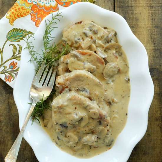 Easy Cream of Mushroom Pork Chops - Recipe photo by Toot Sweet Carole
