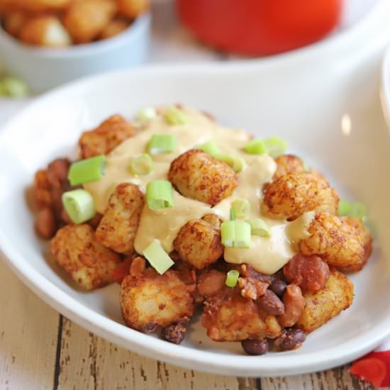 Loaded tater tots - Recipe photo by cadryskitchen