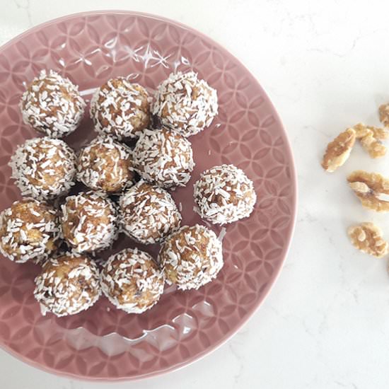 Date and Coconut Energy Balls - Recipe photo by Just Cook Kai