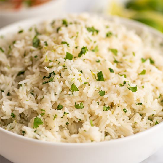 Easy Cilantro Lime Rice - Recipe photo by BakingMischief