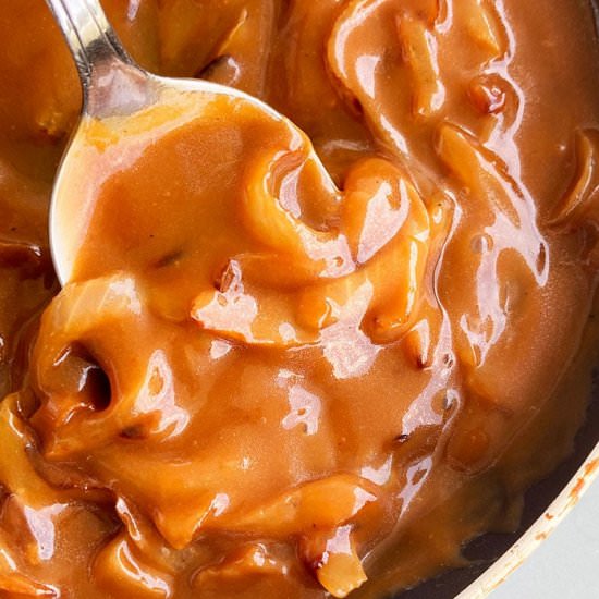 Best Onion Gravy - Recipe photo by 1PotRecipes