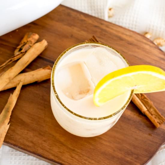 Horchata cocktail - Recipe photo by petitedecadence