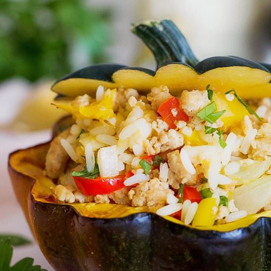 Stuffed Acorn Squash - Recipe photo by The Best of this Life