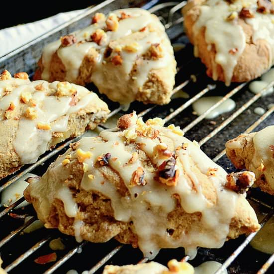 Maple Glazed Maple Scones - Recipe photo by thisishowicook
