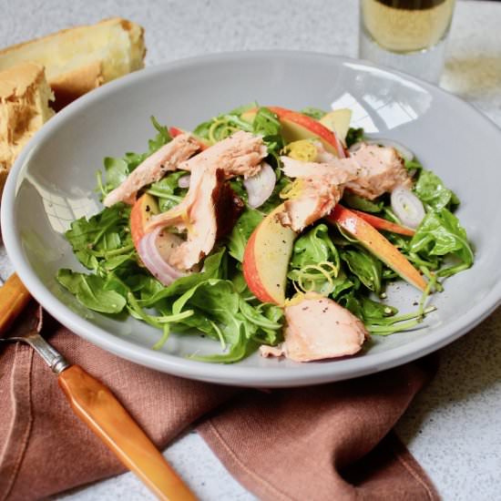 Smoked Salmon Apple Salad - Recipe photo by the good eats co