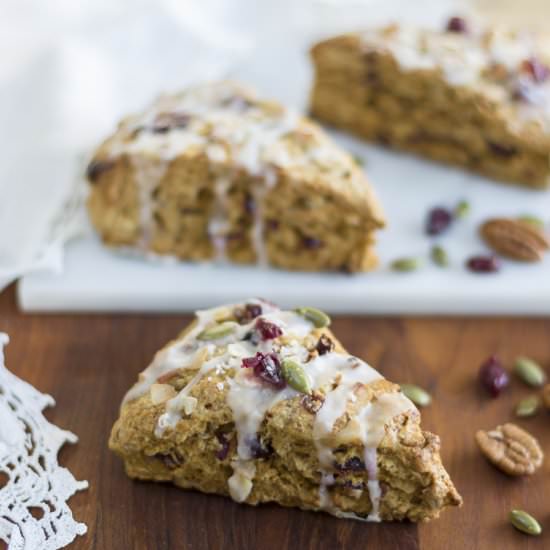 the best pumpkin scones! - Recipe photo by a zest for life