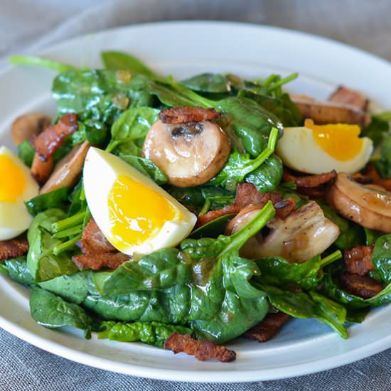 Spinach Salad Recipe - Recipe photo by Mytastybuds