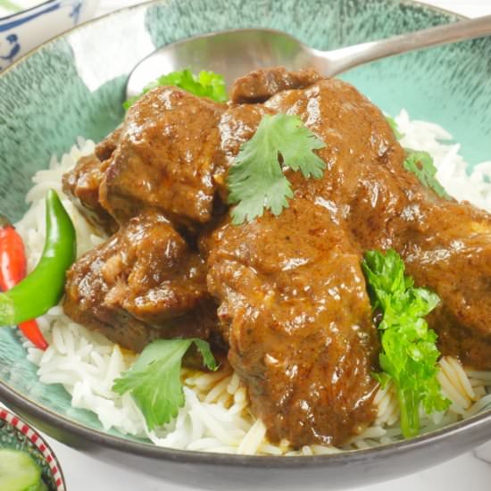 Goan Red Beef Curry - Recipe photo by MyIndianStove