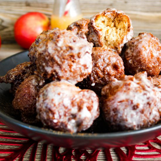 Chai Donuts w/ Apple Cider Glaze - Recipe photo by taoofspice