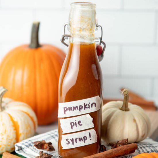 Pumpkin Spice Syrup Recipe - Recipe photo by wholefully