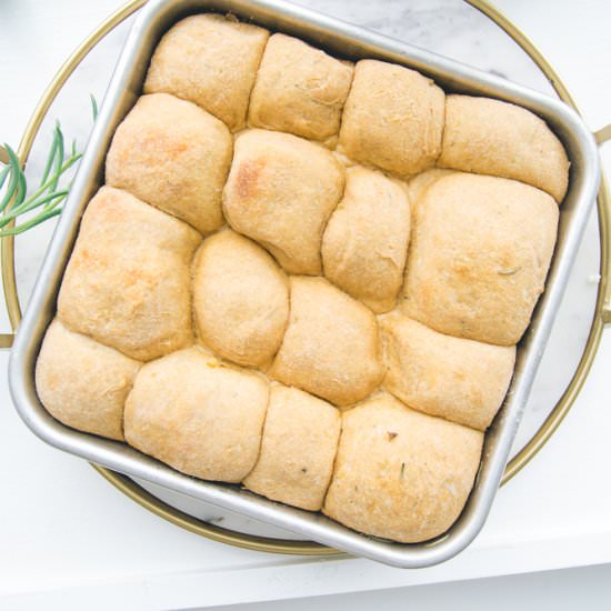 Rosemary & Garlic Potato Rolls - Recipe photo by TiffanyBee