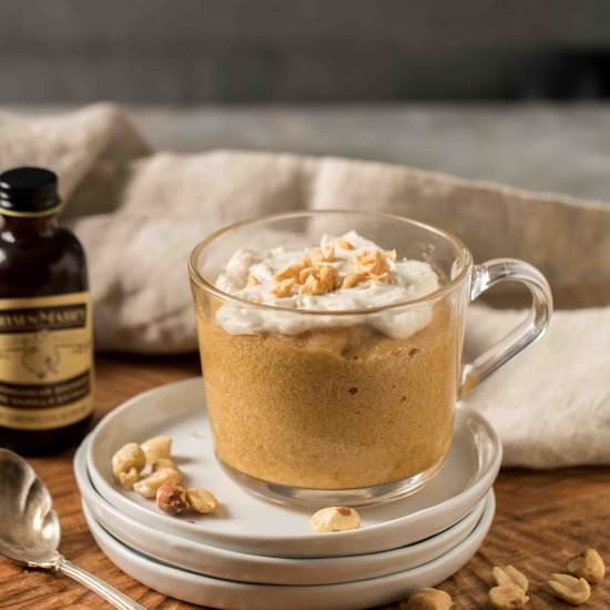 Quick peanut butter mug cake - Recipe photo by lifestyleofafoodie