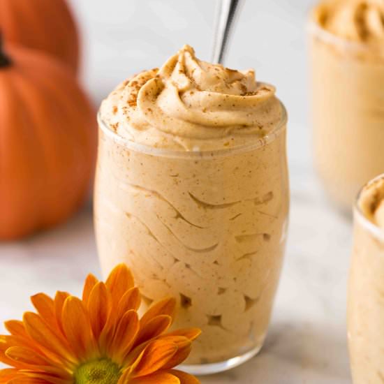 Keto pumpkin mousse - Recipe photo by lifestyleofafoodie