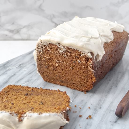 Best Vegan Bourbon Pumpkin Bread - Recipe photo by Loud Bowl