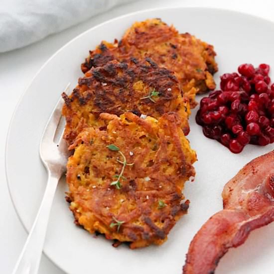 Sweet Potato Pancakes - Recipe photo by truenorthkitchen